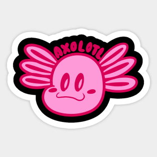 axolotl face Sticker